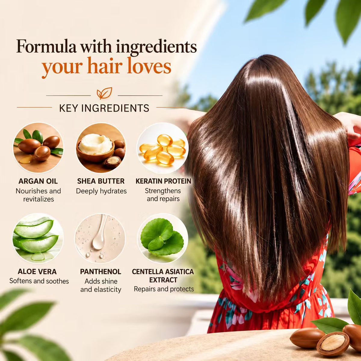 Collagen Repair Hair Mask for Dry Damaged Hair