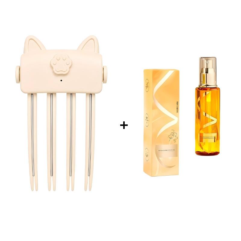 💥Surprise 50% Off！💇 Wireless Heated Volumizing Root Lift Clip, Portable Travel Hair Styling Tool for Flat Fine Hair