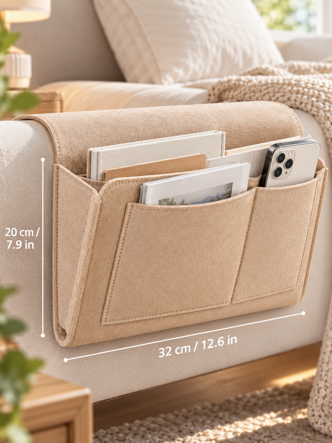 🔥 55% OFF Bedside Hanging Organizer – Keep Essentials Within Reach