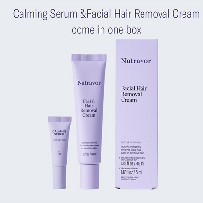 Natravor Hair Removal Cream Duo - Designed for Sensitive Skin