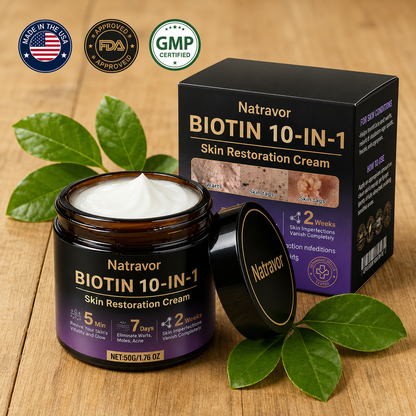 🔥Final 3 Hours 50% OFF - Natravor® Biotin 10-in-1 Skin Restoration Cream