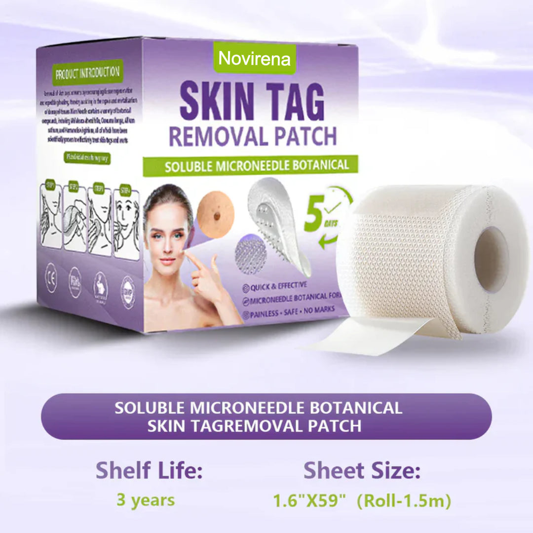 Pafrix® Soluble Microneedle Botanical Skin Tag Removal Patch