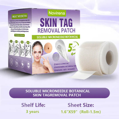 Pafrix® Soluble Microneedle Botanical Skin Tag Removal Patch