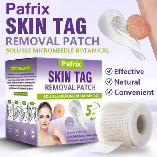 Pafrix® Soluble Microneedle Botanical Skin Tag Removal Patch