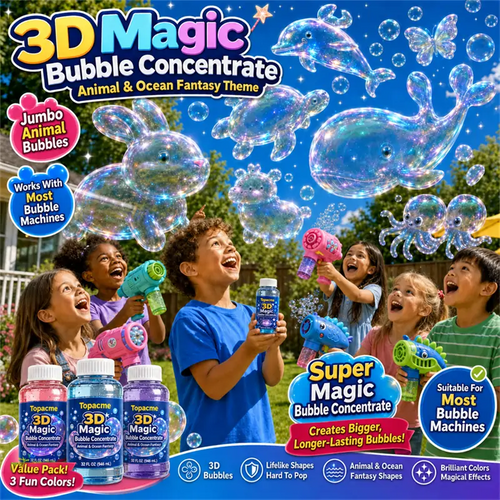 Natravor® Super 3D Magic Bubble Concentrate —— Animal & Ocean Fantasy Theme