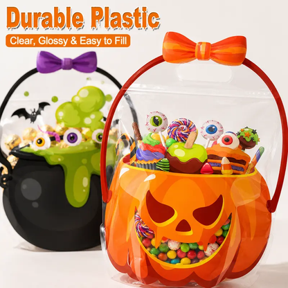💥Surprise 70% Off！🎃Halloween Plastic Goodie Bags👻