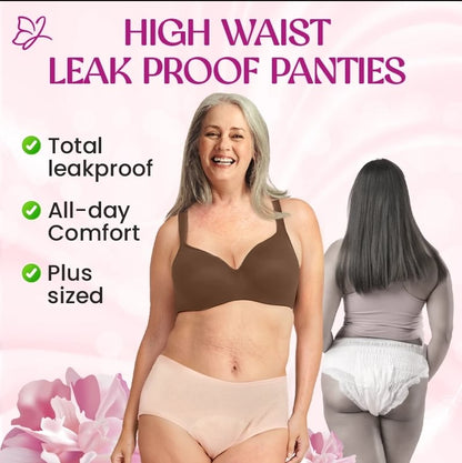 ⏳Last Day-Buy 1 Get 2 Free!!🔥2026 Best-Selling🏆 High-Waist Leak-Proof Panties ✨Butter-soft, ultra-stretchy & discreetly protective 🍃