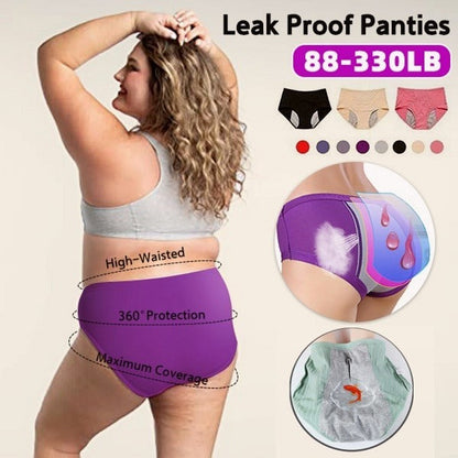 ⏳Last Day-Buy 1 Get 2 Free!!🔥2026 Best-Selling🏆 High-Waist Leak-Proof Panties ✨Butter-soft, ultra-stretchy & discreetly protective 🍃