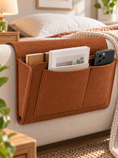 🔥 55% OFF Bedside Hanging Organizer – Keep Essentials Within Reach