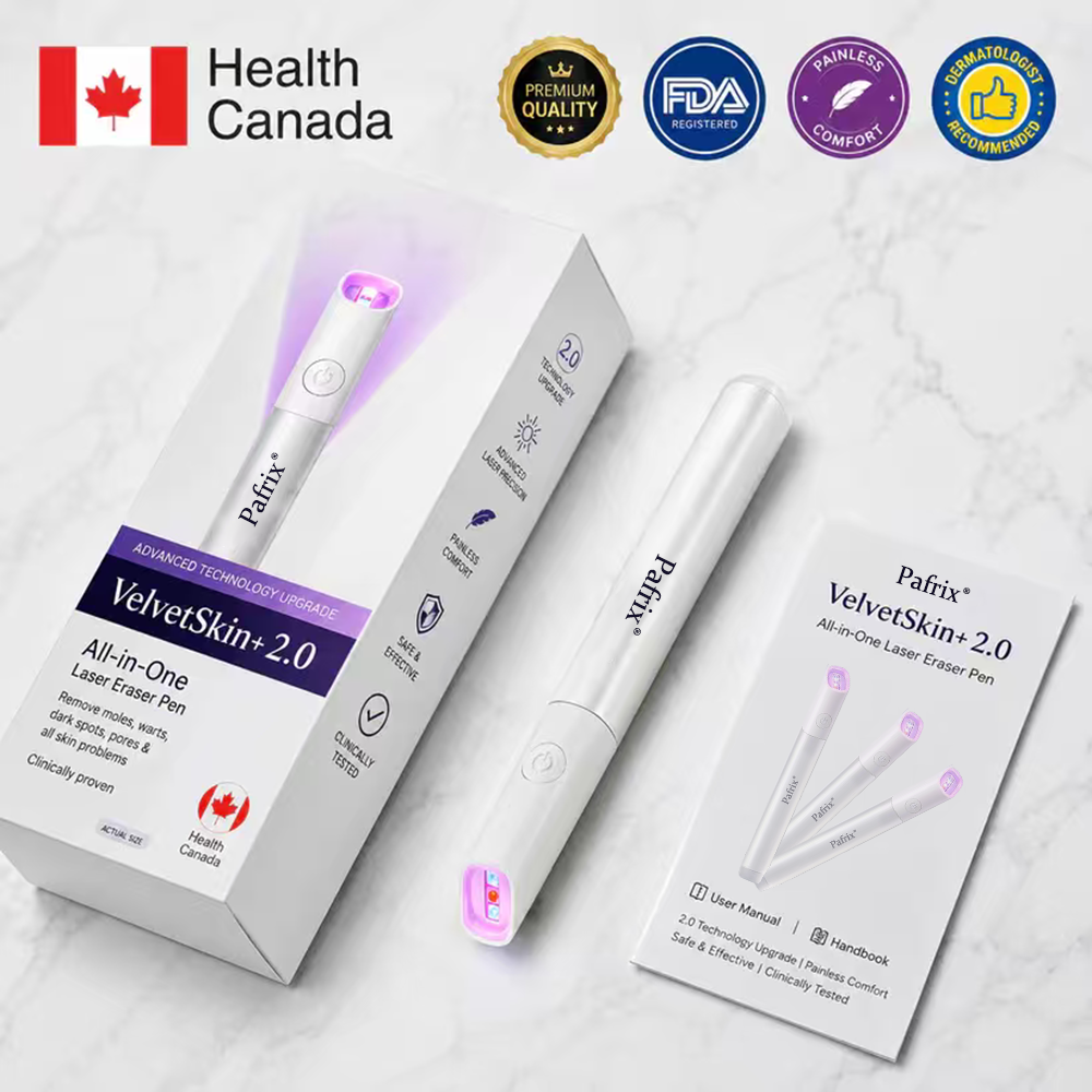 🔥 NEW 2026 GEN 2 Update☂Pafrix® VelvetSkin+ Photorejuvenation2.0 ⚔️All-in-One Laser Eraser Pen🖊️ (🔬Powered by Photorejuvenation – effectively removes moles, warts, skin tags, pigmentation spots, and other skin imperfections)