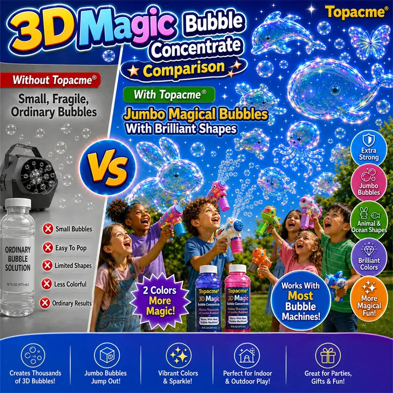 Natravor® Super 3D Magic Bubble Concentrate —— Animal & Ocean Fantasy Theme