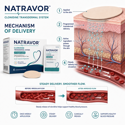 NATRAVOR™ CLONIDINE TRANSDERMAL SYSTEM