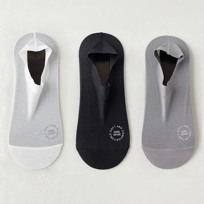 🔥6-Pair Invisible Grip Socks Pack 🧦 – Breathable Low-Cut Anti-Slip Sweat-Absorbing Design