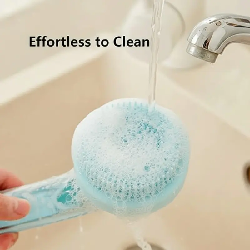 2026 New Universal 2-in-1 Pet Bath & Grooming Deshedding Brush with Built-in Soap Dispenser