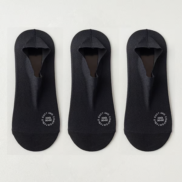 🔥6-Pair Invisible Grip Socks Pack 🧦 – Breathable Low-Cut Anti-Slip Sweat-Absorbing Design