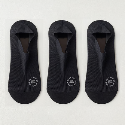 🔥6-Pair Invisible Grip Socks Pack 🧦 – Breathable Low-Cut Anti-Slip Sweat-Absorbing Design