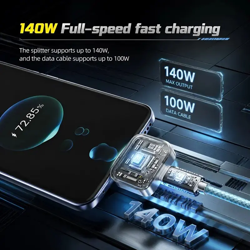 ⚡ 50% OFF – Smart Auto Cut USB-C Charging Adapter 🔋 Full Battery Auto Disconnect