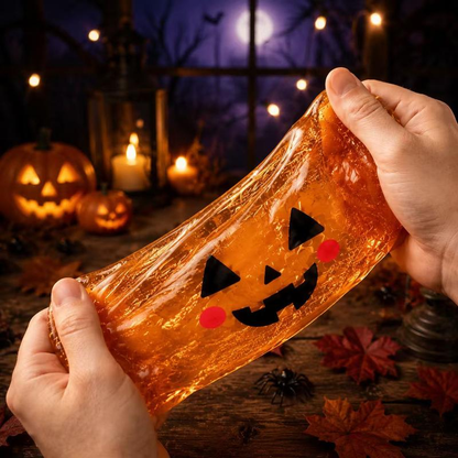 Cute Halloween scary ghost Maruko squeeze toy set, portable stress-relief hand squeeze toys