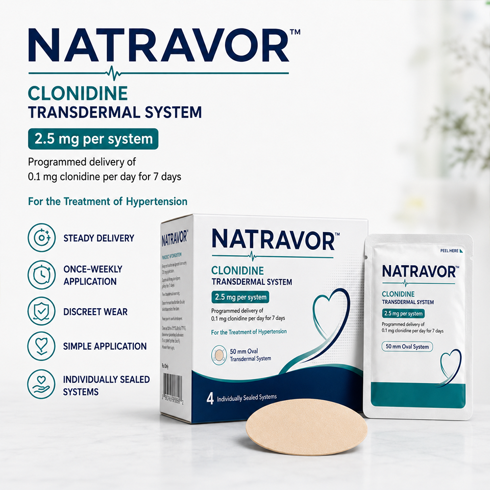NATRAVOR™ CLONIDINE TRANSDERMAL SYSTEM