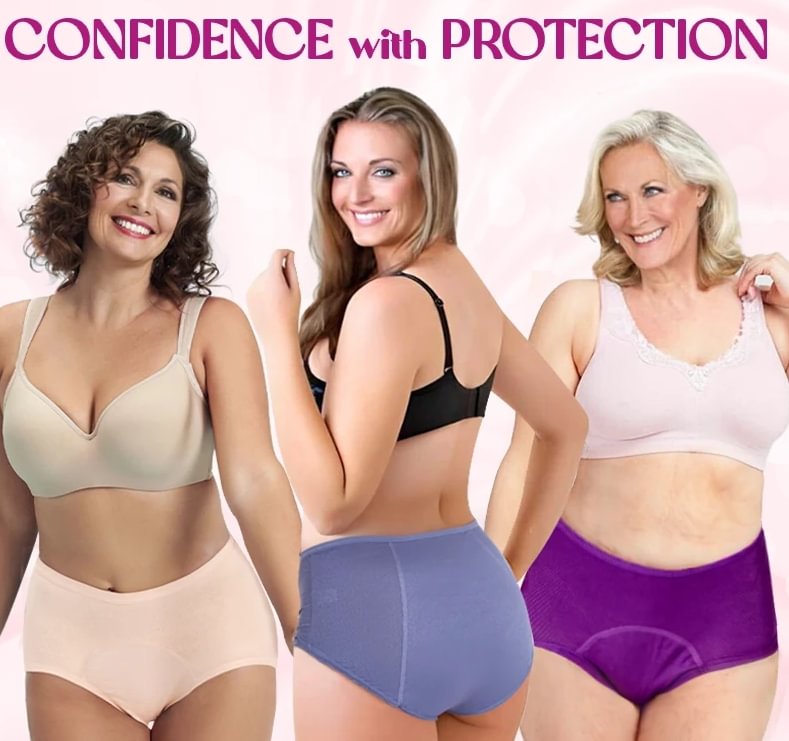 ⏳Last Day-Buy 1 Get 2 Free!!🔥2026 Best-Selling🏆 High-Waist Leak-Proof Panties ✨Butter-soft, ultra-stretchy & discreetly protective 🍃