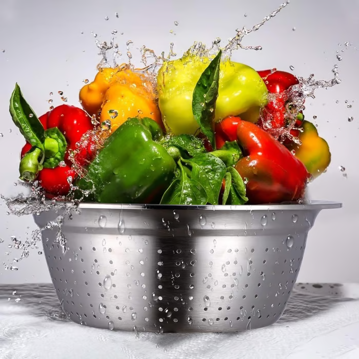 🔥Final 3 Hours:50%OFF Stainless Steel Grater with Drain Basket🥕🥗