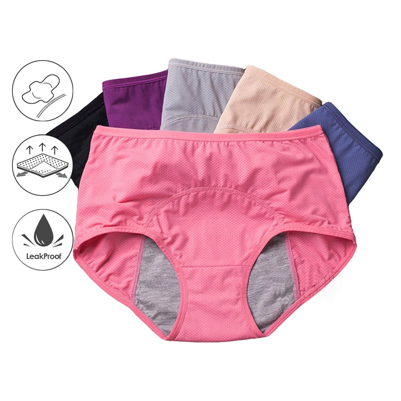 ⏳Last Day-Buy 1 Get 2 Free!!🔥2026 Best-Selling🏆 High-Waist Leak-Proof Panties ✨Butter-soft, ultra-stretchy & discreetly protective 🍃