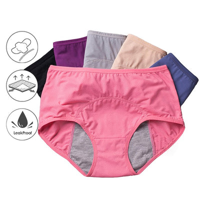 ⏳Last Day-Buy 1 Get 2 Free!!🔥2026 Best-Selling🏆 High-Waist Leak-Proof Panties ✨Butter-soft, ultra-stretchy & discreetly protective 🍃