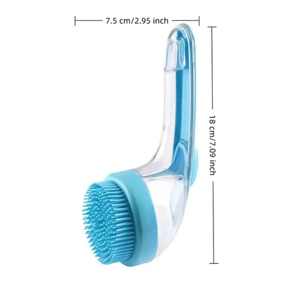 2026 New Universal 2-in-1 Pet Bath & Grooming Deshedding Brush with Built-in Soap Dispenser