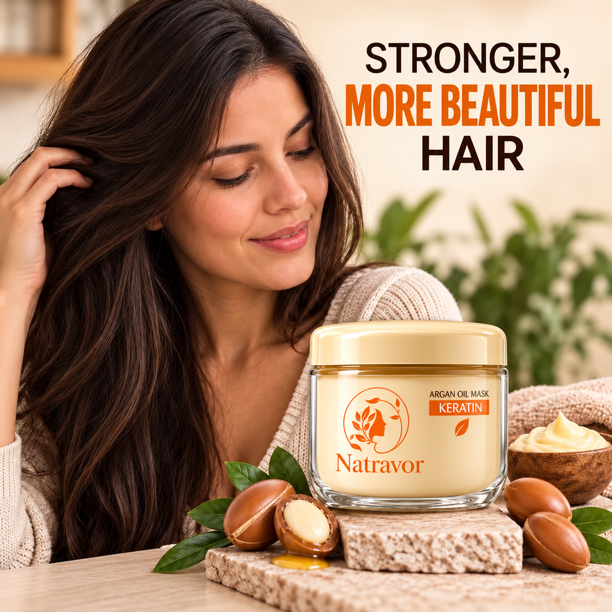 Collagen Repair Hair Mask for Dry Damaged Hair