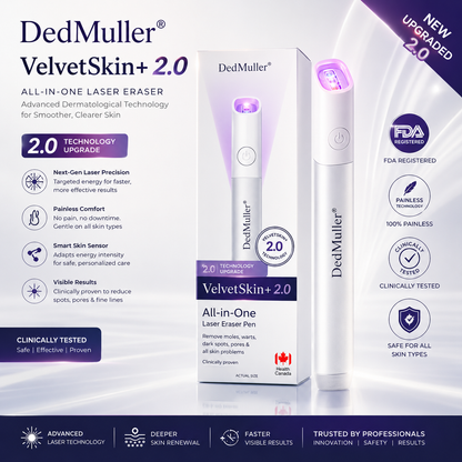 🔥 NEW 2026 GEN 2 Update☂Pafrix® VelvetSkin+ Photorejuvenation2.0 ⚔️All-in-One Laser Eraser Pen🖊️ (🔬Powered by Photorejuvenation – effectively removes moles, warts, skin tags, pigmentation spots, and other skin imperfections)