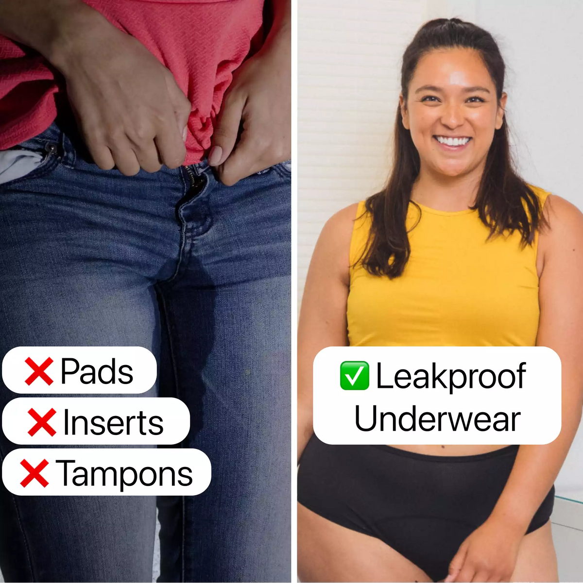 ⏳Last Day-Buy 1 Get 2 Free!!🔥2026 Best-Selling🏆 High-Waist Leak-Proof Panties ✨Butter-soft, ultra-stretchy & discreetly protective 🍃