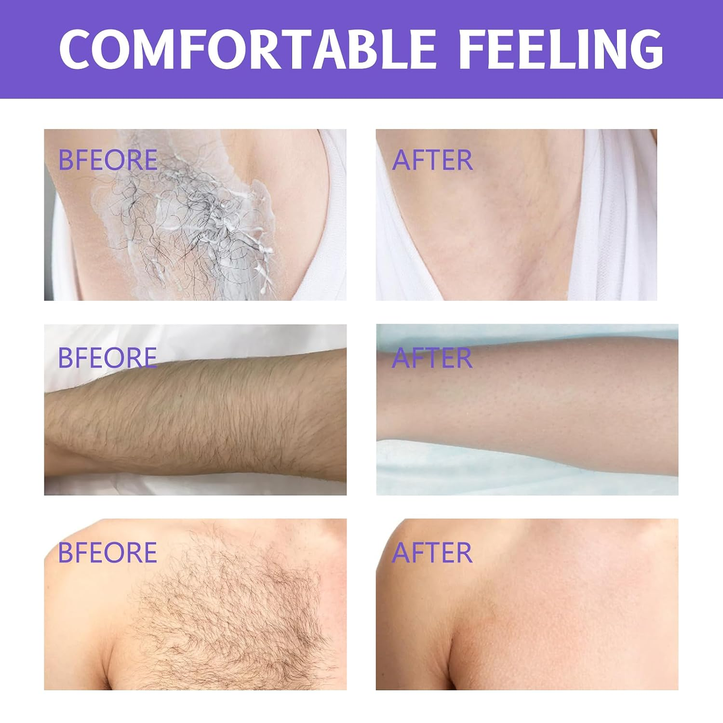 Natravor Hair Removal Cream Duo - Designed for Sensitive Skin
