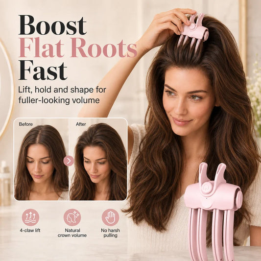 ✨ 50% OFF Today! Cordless Heated Root Lift Clip – Instant Volume for Flat Hair