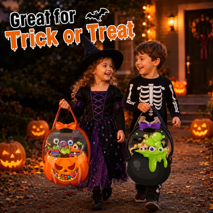 💥Surprise 70% Off！🎃Halloween Plastic Goodie Bags👻