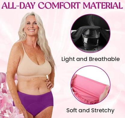 ⏳Last Day-Buy 1 Get 2 Free!!🔥2026 Best-Selling🏆 High-Waist Leak-Proof Panties ✨Butter-soft, ultra-stretchy & discreetly protective 🍃