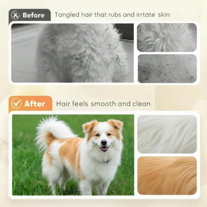 2026 New Universal 2-in-1 Pet Bath & Grooming Deshedding Brush with Built-in Soap Dispenser