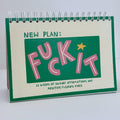 Sweary Affirmation Desk Flip Chart Desk Pad Book