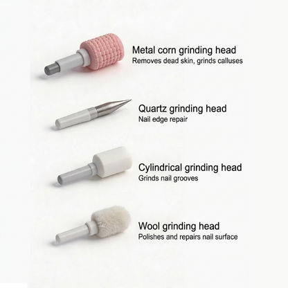 🔥55% OFF Professional Electric Nail Drill Machine, Portable Electric Nail Polisher with 4 Nail Drill Bits