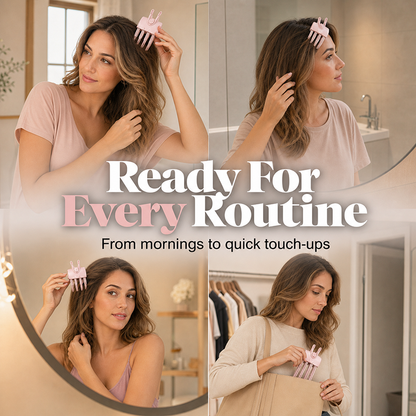 ✨ Cordless Heated Root Lift Clip – Volumizing Hair Styling Tool